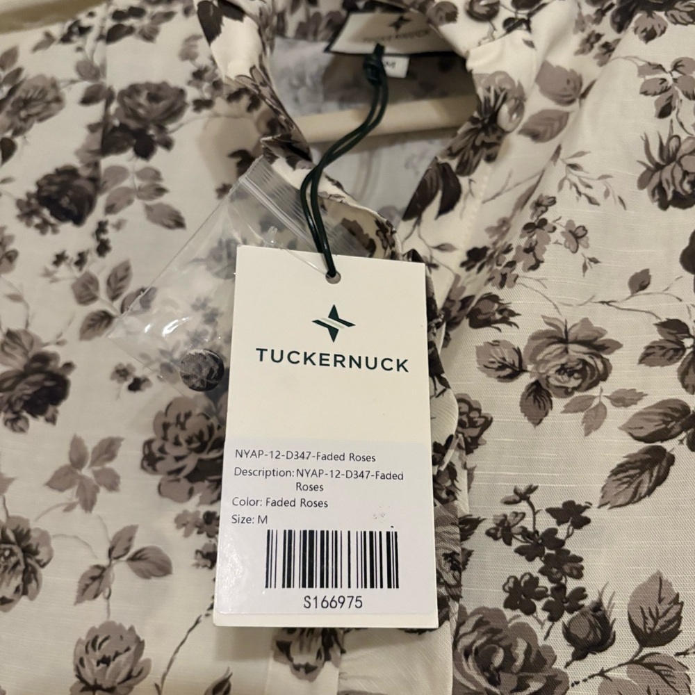 Tuckernuck Black and White Floral Long Sleeve Dress - Picture 3 of 4